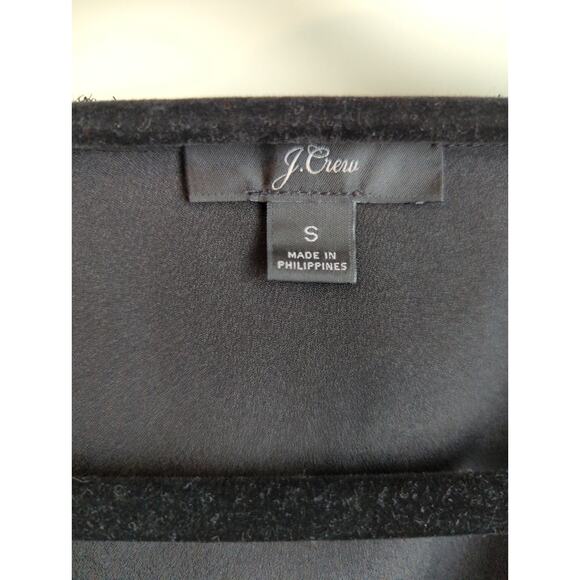 J. Crew Tie-waist V-neck top in metallic dot jacquard size S - Picture 5 of 6